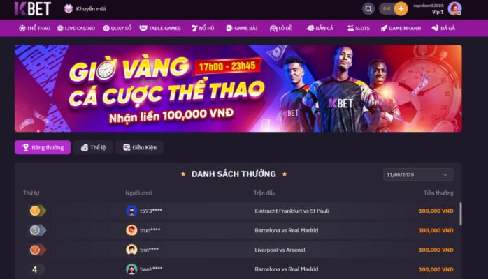 Khuyến mãi cược thể thao cực kỳ hấp dẫn