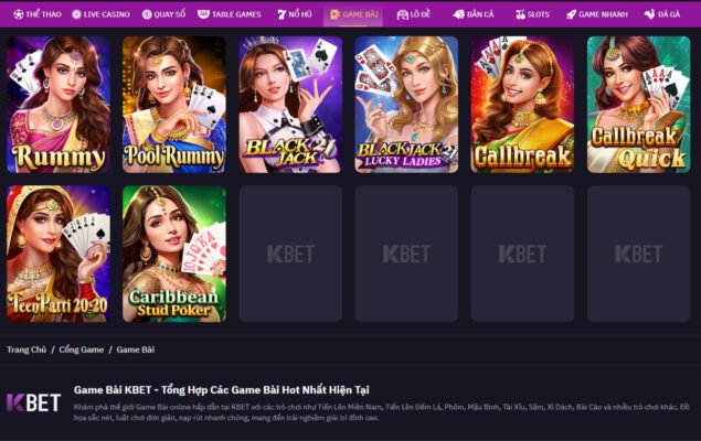 Một số lưu ý khi chơi game bài tại Kbet